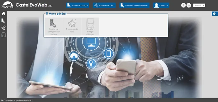 [910.0387] Encodeur et logiciel Castel Evo Web
