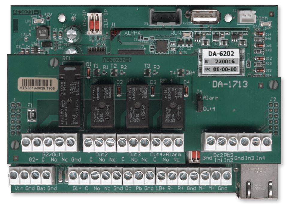 Unité d'accès 2 portes RS485 et IP
