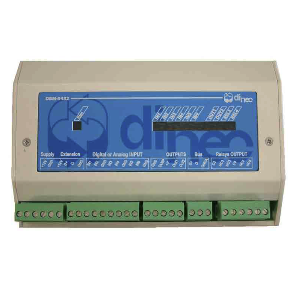 [DBM-5432] Tête de ligne industrielle RS-485 en Rail Din