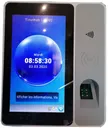 Terminal graphique de pointage biométrique et lecteur Mifare-Desfire/ proximité (EM4102) - 12 Vdc - Livré avec  bloc secteur 230 VAC