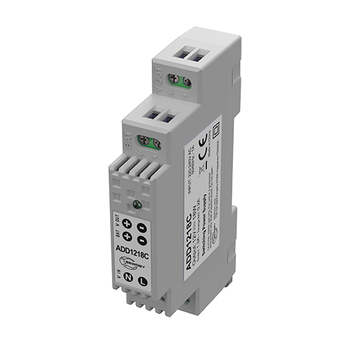 [ADD1218C] Alimentation DIN 1 module chargeur 230V AC / 12V