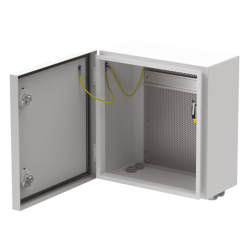 [COF-IPP1] Coffret vide IP66 petit modèle avec RAIL DIN