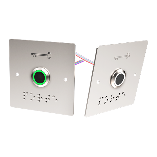 Bouton poussoir Capteur infrarouge lumineux blanc
