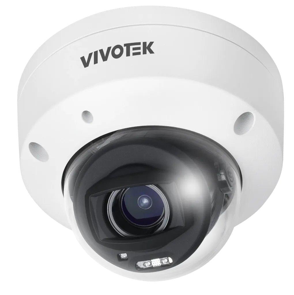 AI Outdoor Dome, 5M 30fps, H.265/H.264/MJPEG, f2.7~13.5mm remote focal lens, D/N, IR 30m, WDR Pro, Smart VCA, Two-way audio and Alarm I/O 1/1, PoE/DC, MicroSD/SDHC/SDXC, Working Temperature: -30°C ~ 60°C (-22°F ~ 140°F)