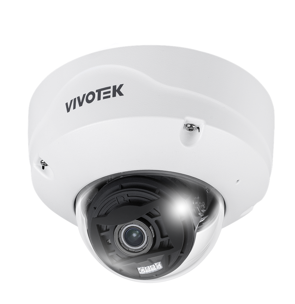 Outdoor Vandal Dome, 5M 30fps, H.265/H.264/MJPEG,