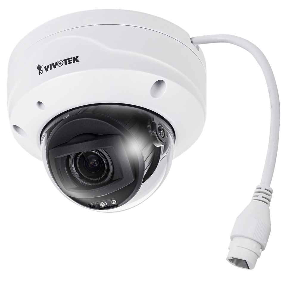 Outdoor Fixed Dome, 5M 20fps, H.265/H.264/MJPEG