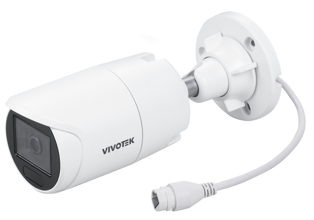 Outdoor Bullet, 5M 30fps, H.265/H.264/MJPEG, f3.6mm fixed focal lens, D/N, IR 30m, WDR Pro, PoE, MicroSD/SDHC/SDXC, Working Temperature: -30° C ~  55°C (-22°F ~ 131°F )