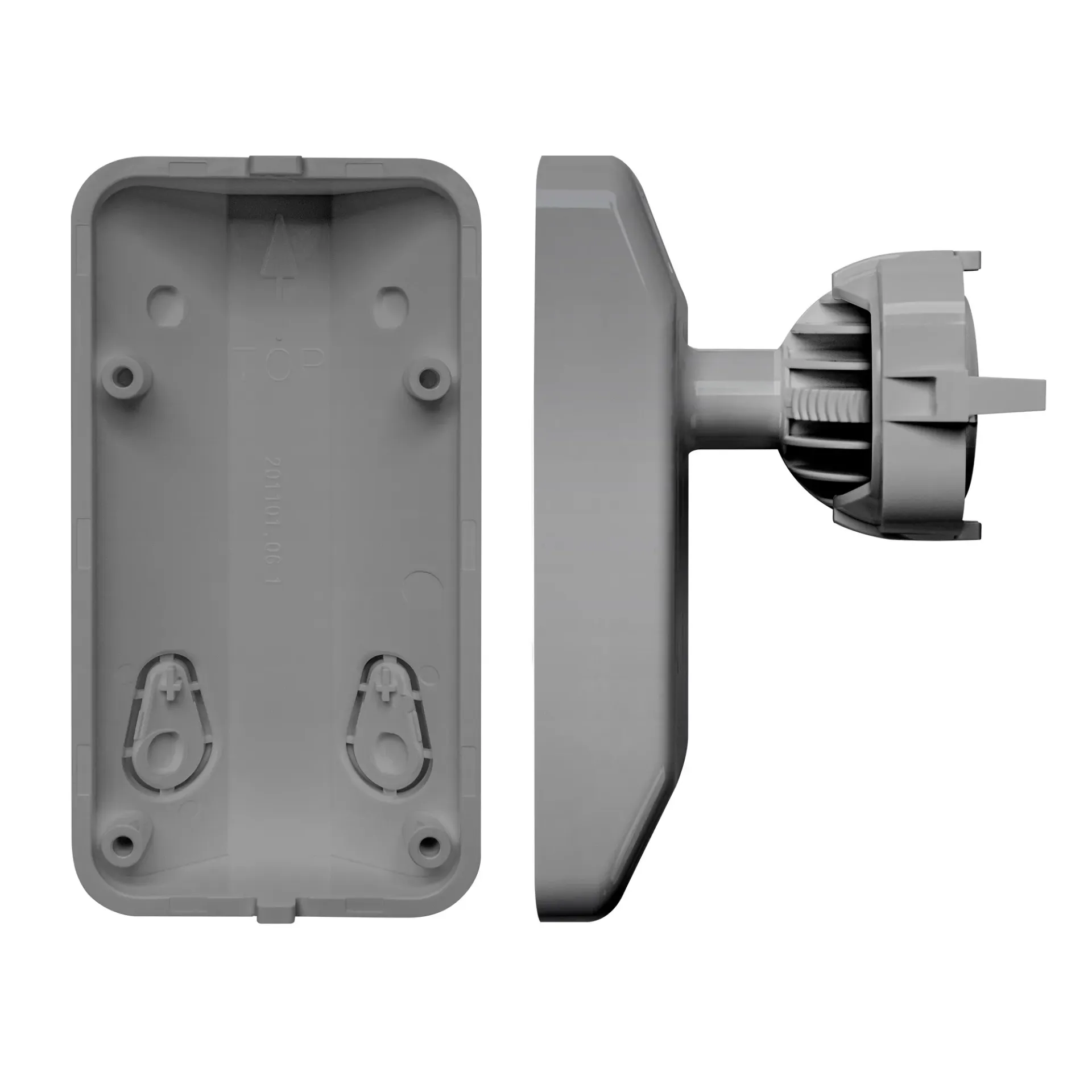 [BRACKET C GY] Kit de supports muraux pour détecteurs extérieurs : série OPAL, AOD-210 (couleur grise ; BRACKET d'angle et support à rotule)