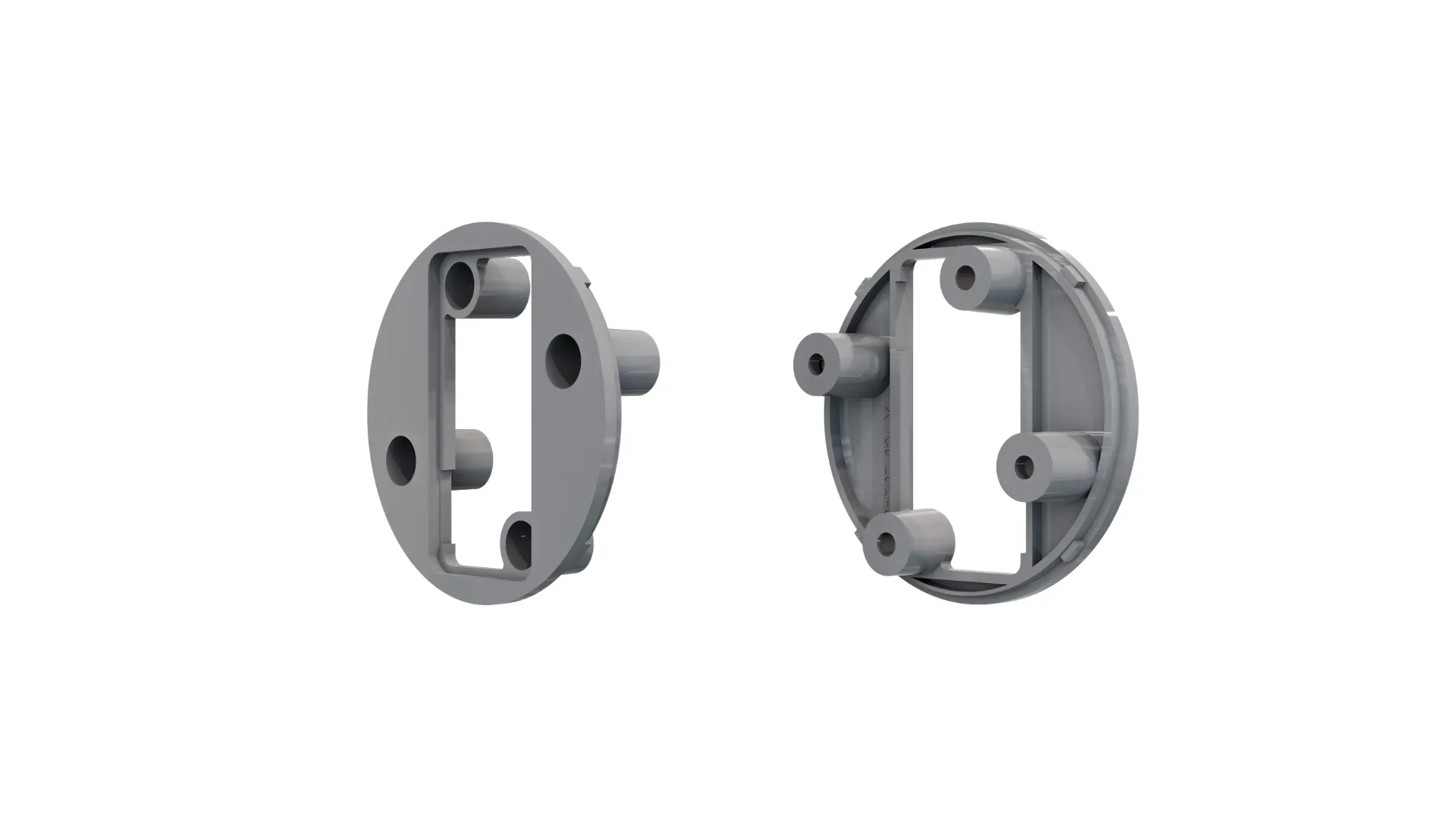 Partie SUPPORT E - insert pour fixer OPAL/AOD-210 (gris)