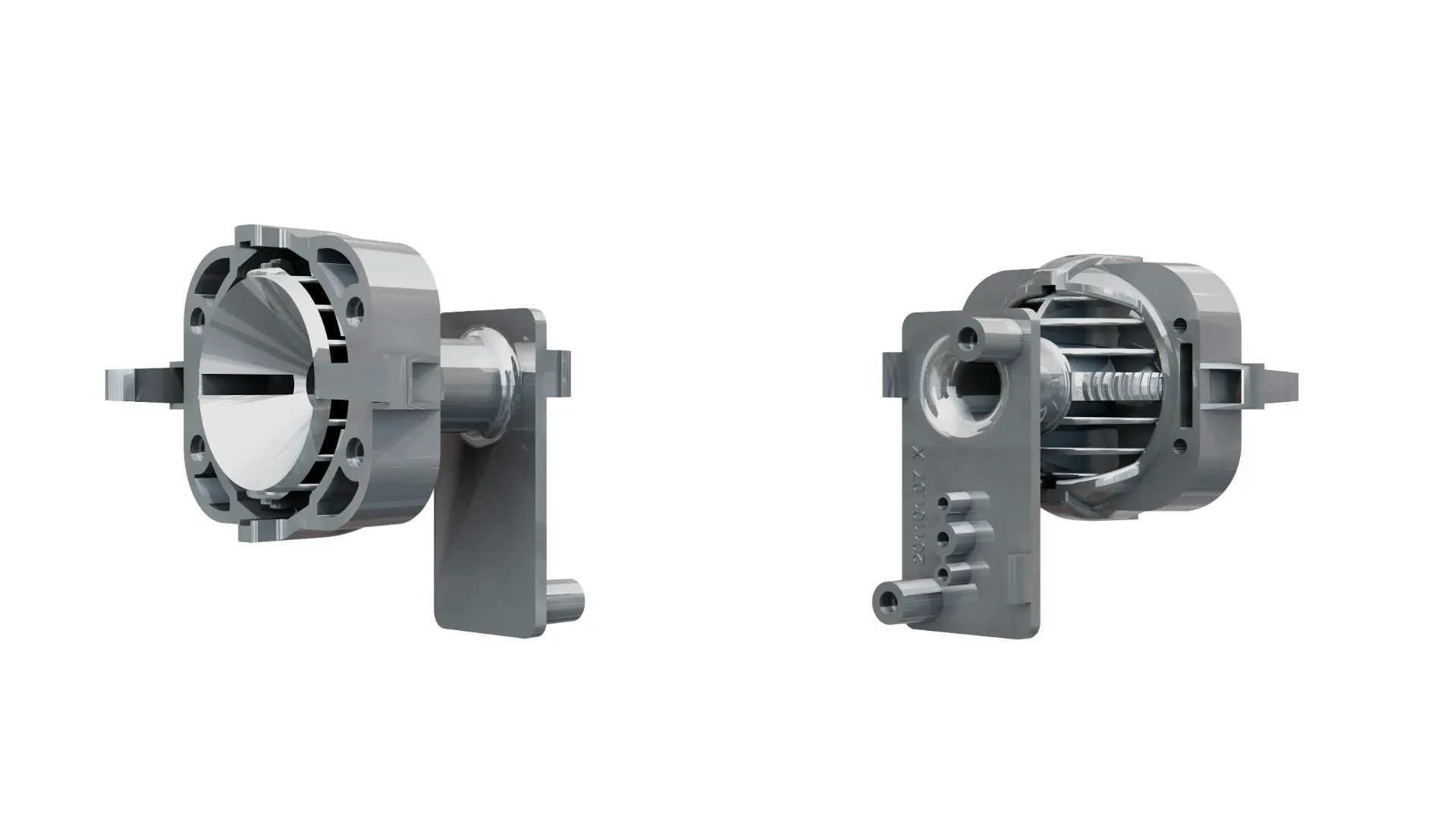[BRACKET E-5 GY] Partie SUPPORT E - rotule BRACKET pour OPAL/AOD-210 (gris)