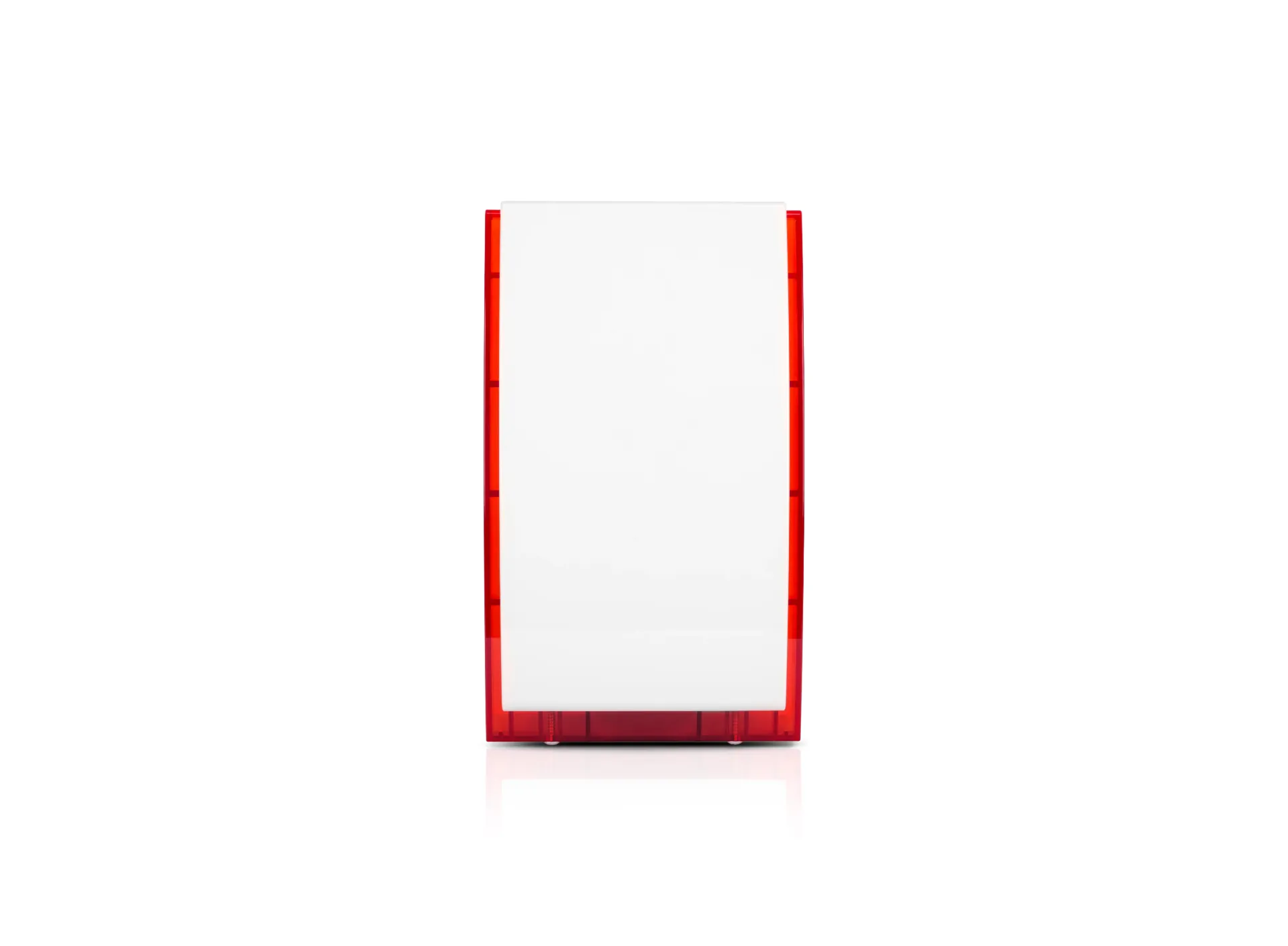 Sirène optique et acoustique extérieure sans fil (rouge, PIEZO, batterie ER34615)