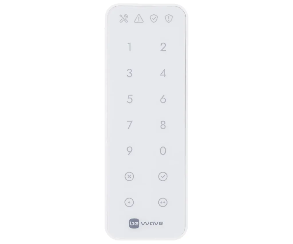 [AKP-200-W] Clavier sensoriel sans fil (blanc, piles non incluses)