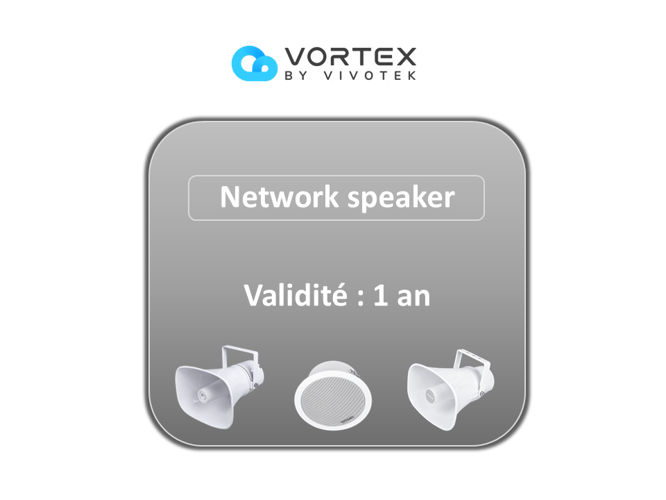 [LIC,VORTEX SPEAKER 1-YR] INT LIC,VORTEX NETWORK SPEAKER 1-YEAR
