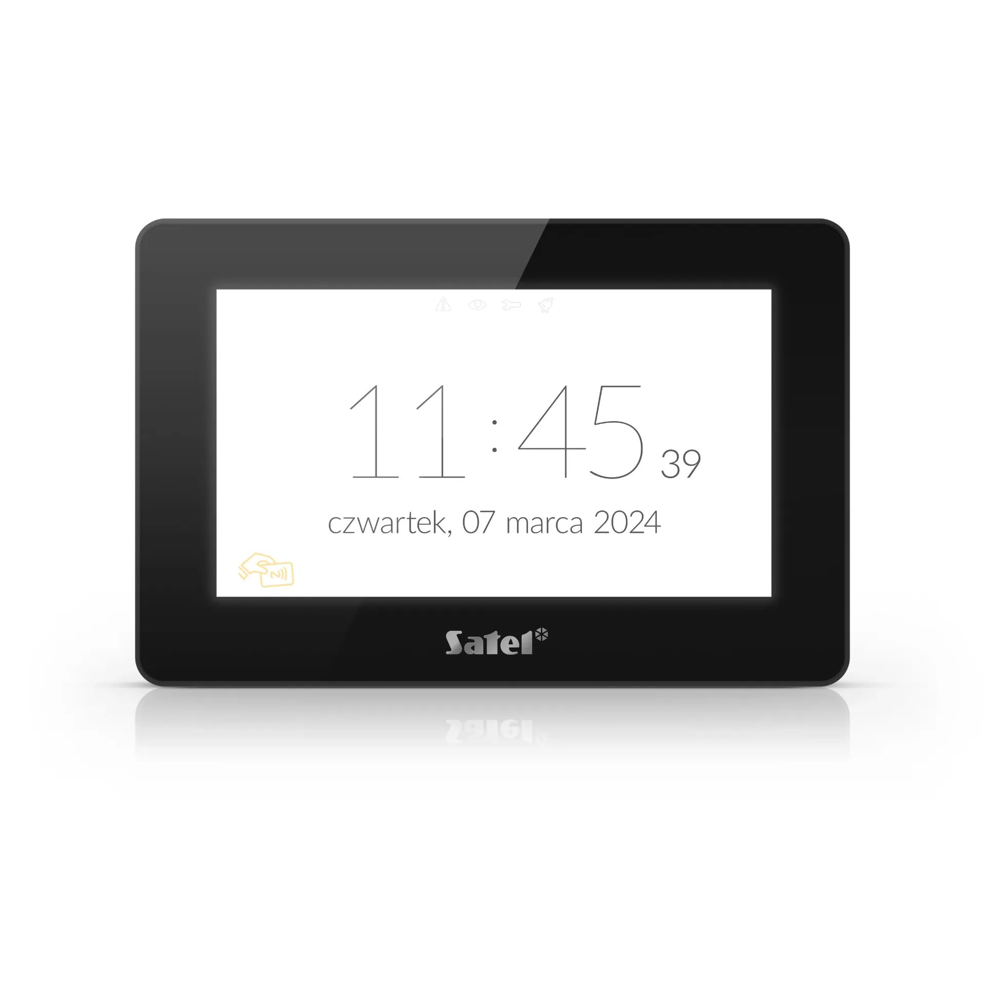 [INT-TSH2R-B] Clavier à écran tactile 7" (noir, lecteur de carte MIFARE)