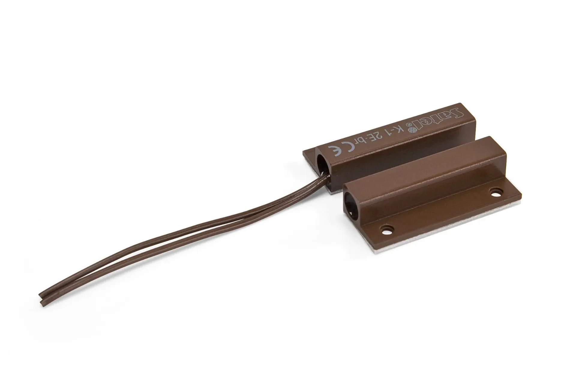 [K-1 2E BR] Contact magnétique de surface (marron, résistances 1,1 kOhm, terminaison 2EOL/NC)