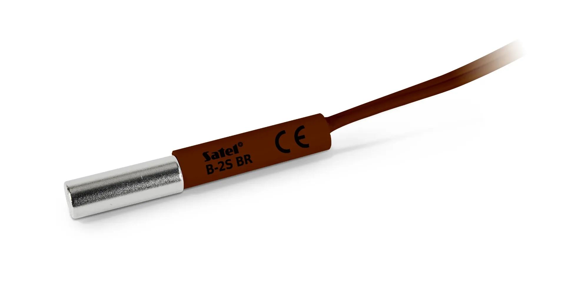 [B-2S BR] Contact magnétique affleurant (encastrement, Ø6,5 mm, marron, 10 pièces)