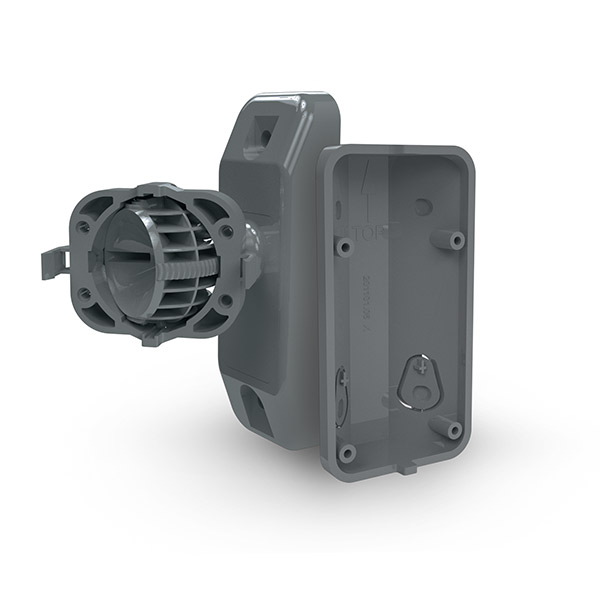 [BRACKET C DG] Kit de supports muraux pour détecteurs extérieurs : série OPAL, AOD-210 (couleur grise ; BRACKET d'angle et support à rotule)