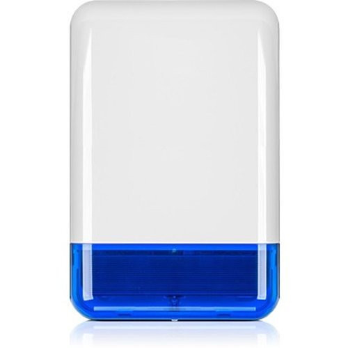 [SPL-2010 BL] Sirène optique et acoustique extérieure (boîtier PC-LEXAN, bleu, bouclier métallique, PIEZO)