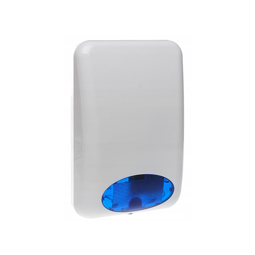 [SPL-5010 BL] Sirène optique et acoustique extérieure (boîtier PC-LEXAN, bleu, PIEZO)
