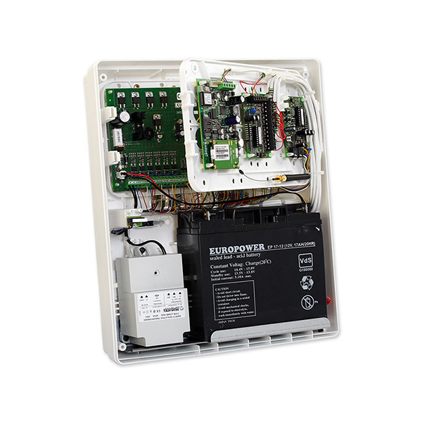 Boîtier en plastique pour les centrales, les modules d'extension et les modules GSM (sans transformateur)