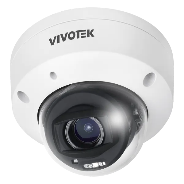 AI Outdoor Dome, 8M 15fps, H.265/H.264/MJPEG, f2.8mm fixed focal lens, D/N, IR 30m, WDR Pro, Smart VCA, Two-way audio and Alarm I/O 1/1, PoE/DC, MicroSD/SDHC/SDXC, Working Temperature: -30° C ~ 60°C (-22°F ~ 140°F )